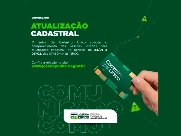 Atualização Cadastral